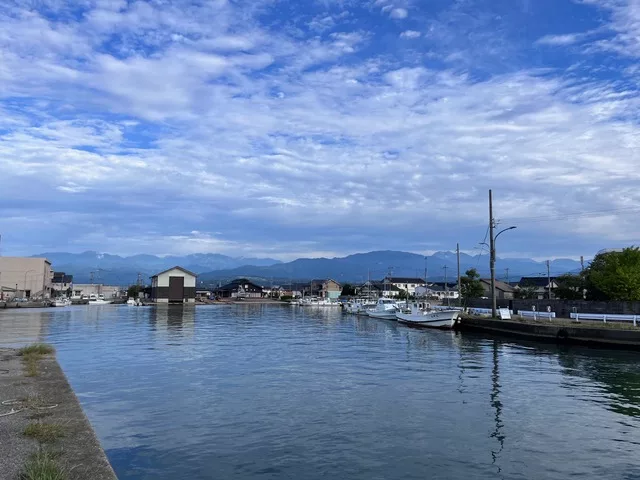 Der kleine Hafen von Ikuji.